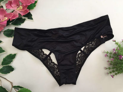 Imagen de Victoria´s Secret Cheeky Negro Satin